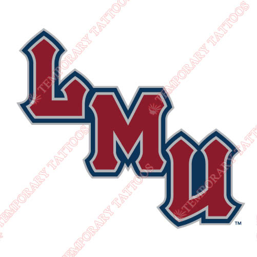 Loyola Marymount Lions Customize Temporary Tattoos Stickers NO.4893